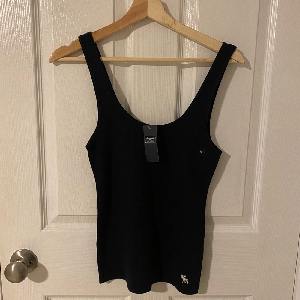Abercrombie Black Ribbed Tank